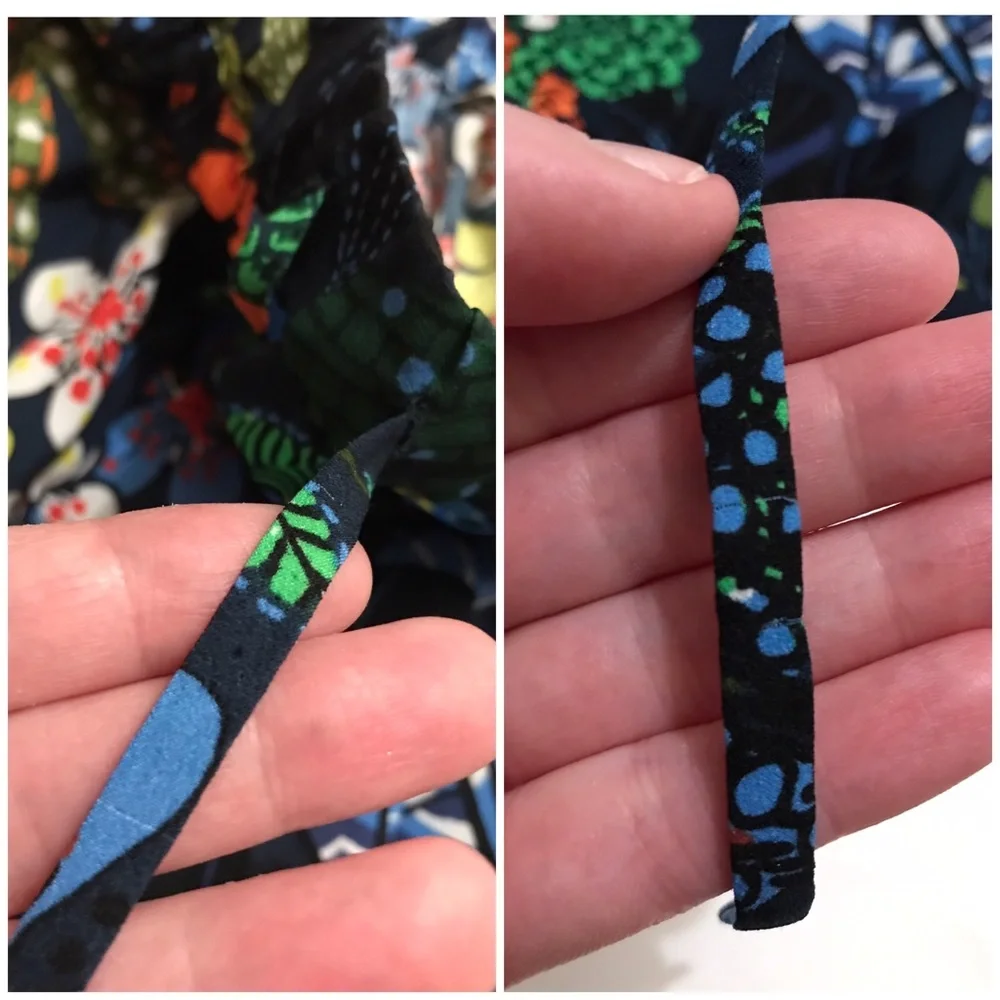 LOFT Tropical Floral Skirt, Hummingbird Boho Elastic Waist Pull On Petite Small - Picture 9 of 12